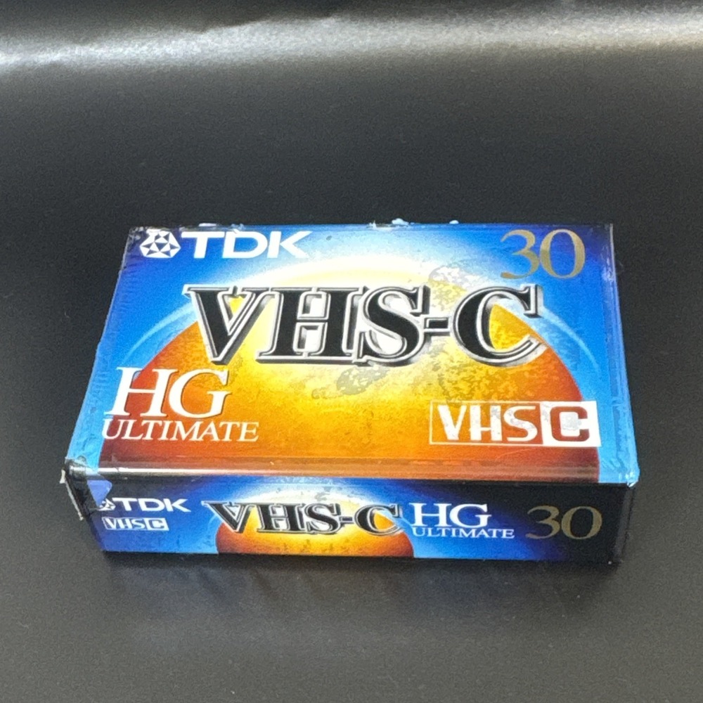 TDK VHS-C 30 HG Ultimate Sealed(1)
